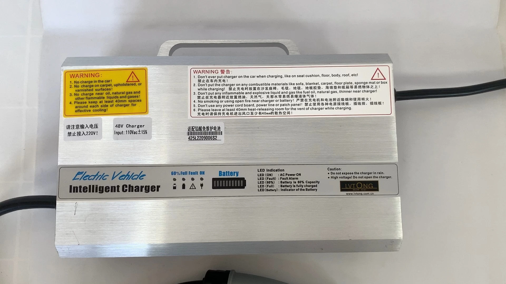 Original Lvtong golf cart battery charger 72V 25A Automatic lead acid battery charger for lvtong electric vehicle intelligent charger 1