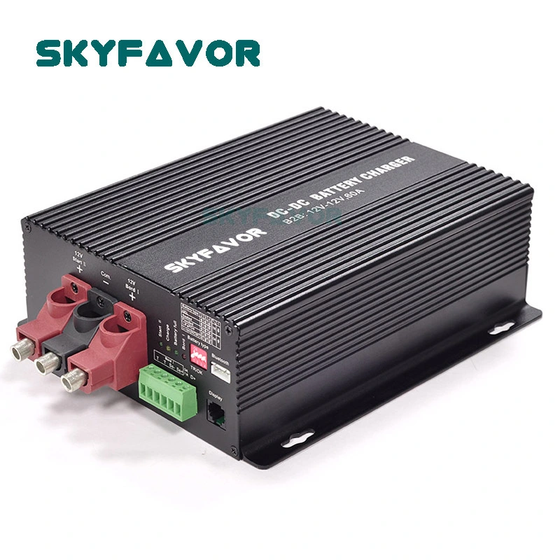 Automatic 12V DC TO DC battery charger 12V 30A RV Camping Trailer Yacht On-Board Battery Charger for lead acid lithium lifepo4 1