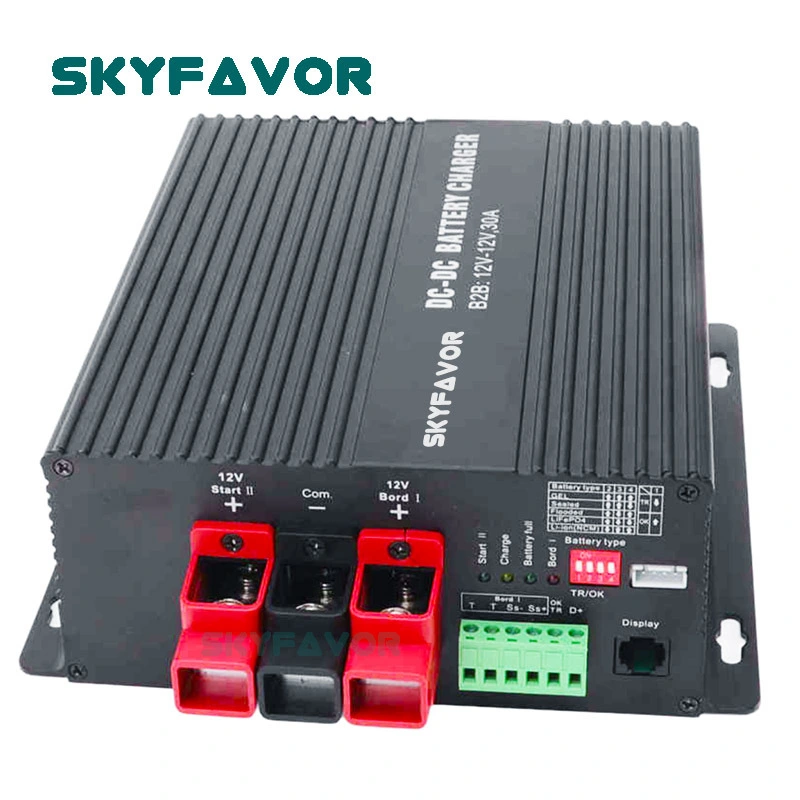 Integriertes 12-V-Gleichstrom-Gleichstrom-Ladegerät, 12 V, 60 A, schnelles, intelligentes, universelles 12-Volt-LiFePO4-Blei-Säure-SLA-Gel-AGM-Lithium-Ionen-Batterieladegerät 1