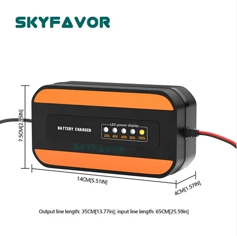 Car Battery Charger and Jump Starter - - SKYFAVOR-2 2