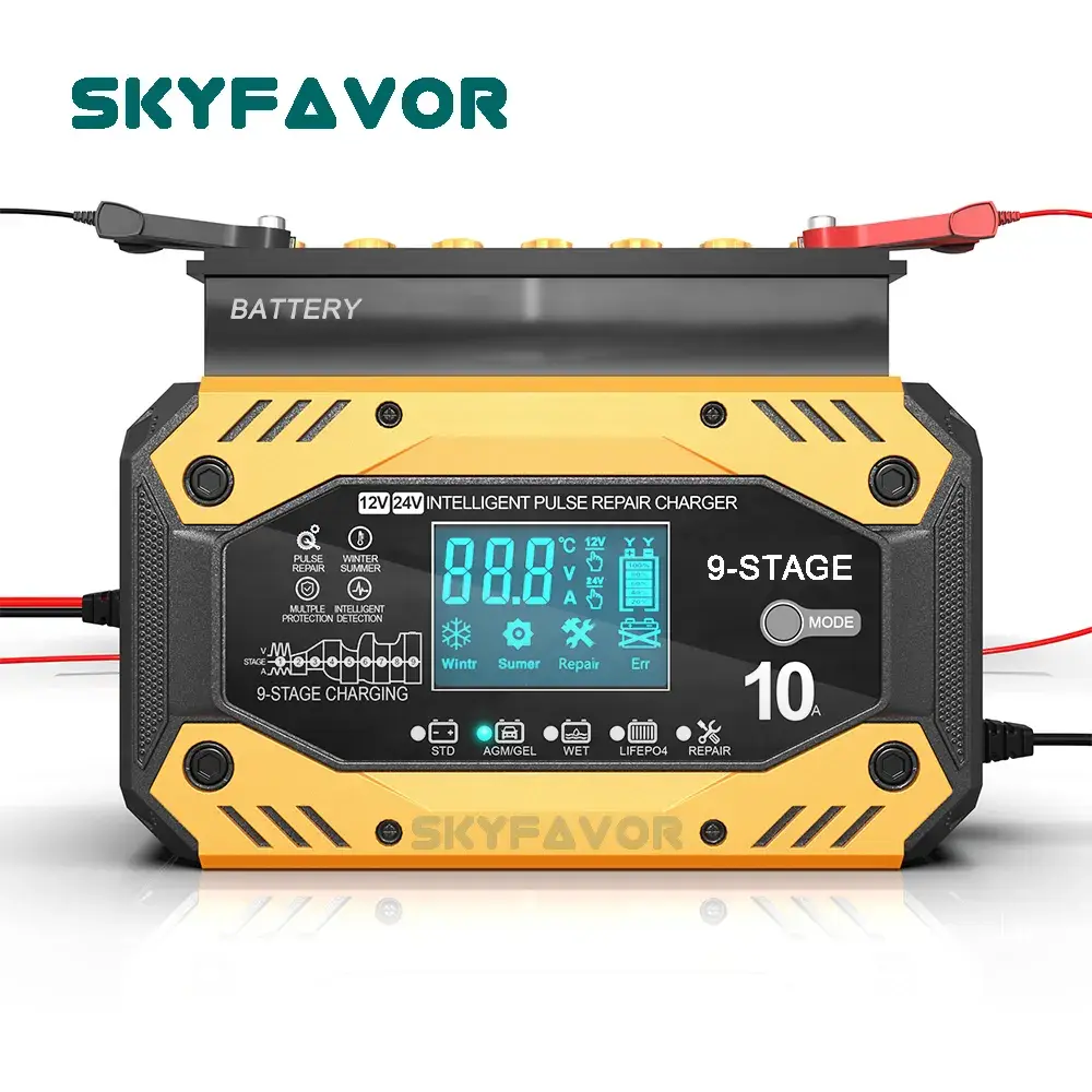 Best Car Battery Charger and Jump Starter - - SKYFAVOR 6