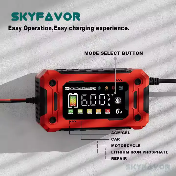Car Battery Charger Jump Starter by SKYFAVOR 3