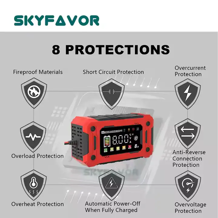 Cart Battery Charger by SKYFAVOR 5