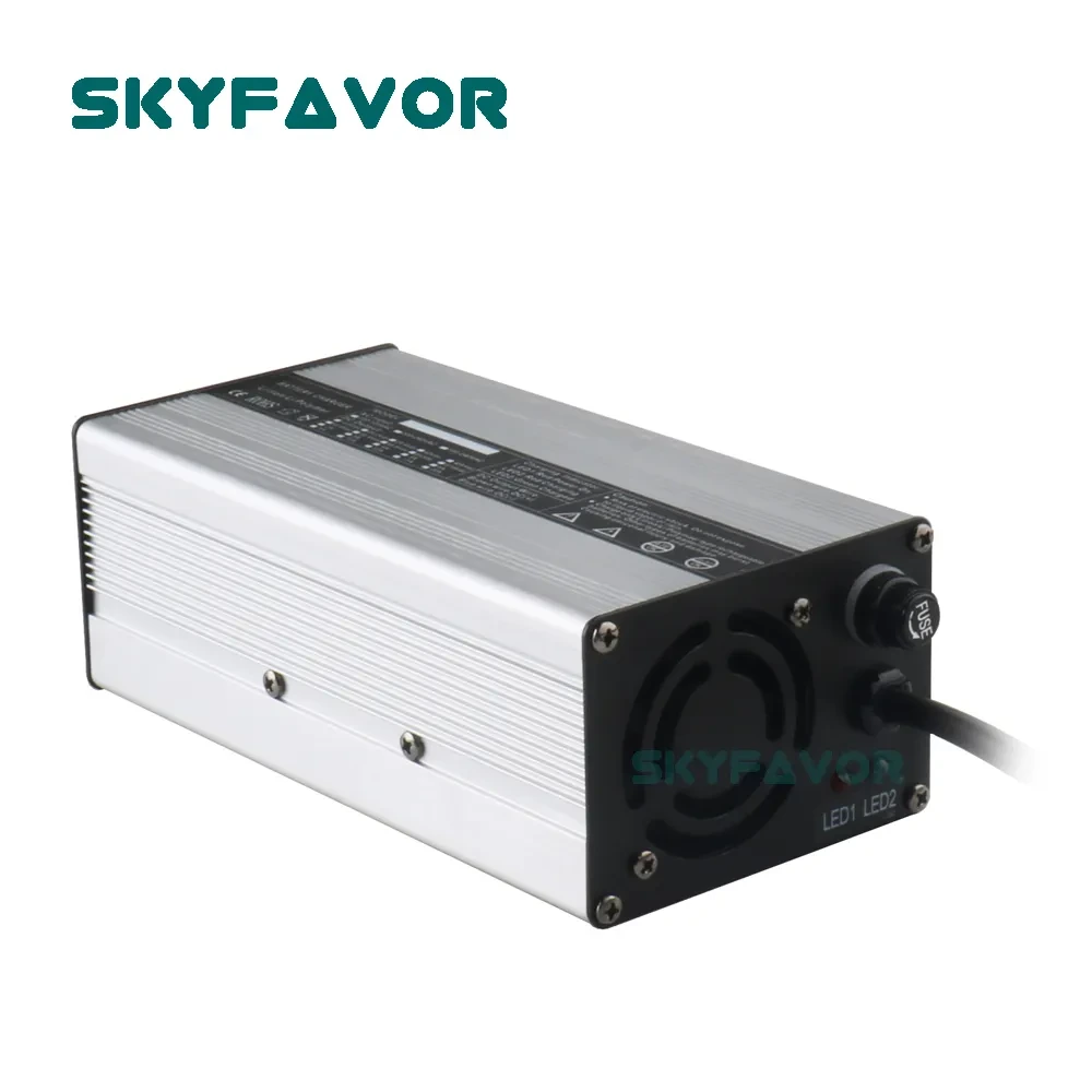 Carregador de bateria profissional personalizado 48v lifepo4 5a 58.4v automático inteligente rápido 48 volts 5 amp 16s carregadores de bateria lifepo4 1