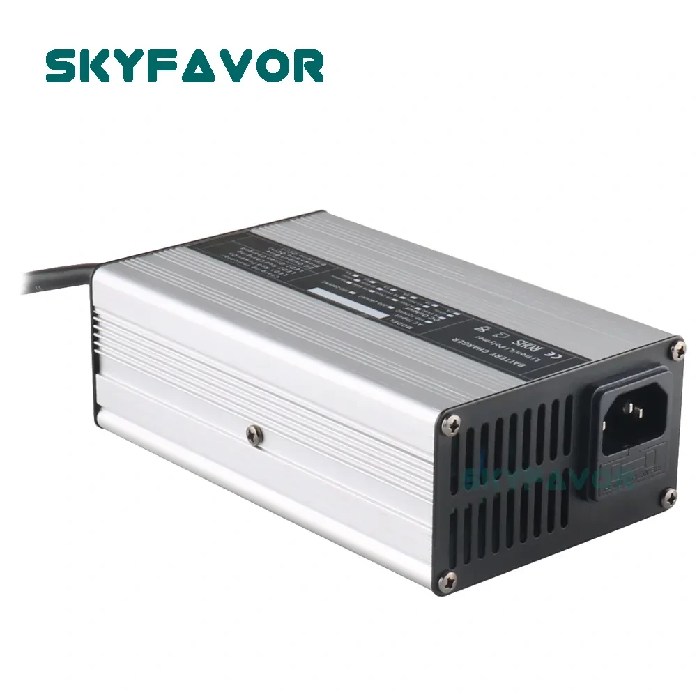 Fast delivery 48V 10A lihtium battery 48 volt charger for 12S li-ion battery 50.4V charger or 13V li ion battery 54.6V charger 1