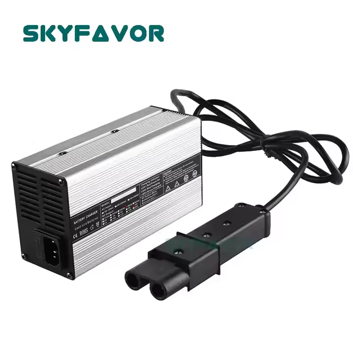 Custom fast golf cart battery charger 48v 9a lead acid battery charger High quality Automatic 48V deep cycle battery charger 1