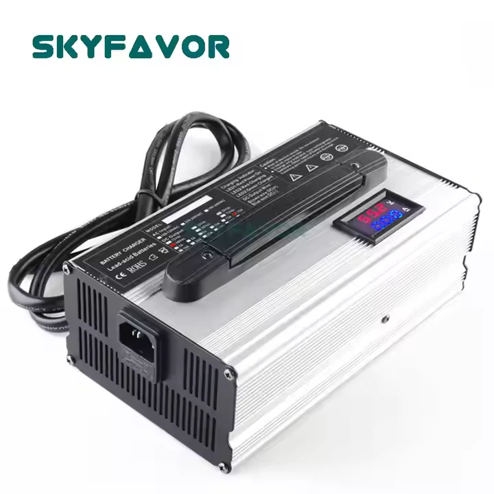 Automatyczna szybka ładowarka do wózka golfowego 48 V 48 V 15A klubowa ładowarka samochodowa ładowarka do akumulatora kwasowo-ołowiowego do samochodu Ez Go Club DS EZGO TXT wózek golfowy-1731652054050378 1