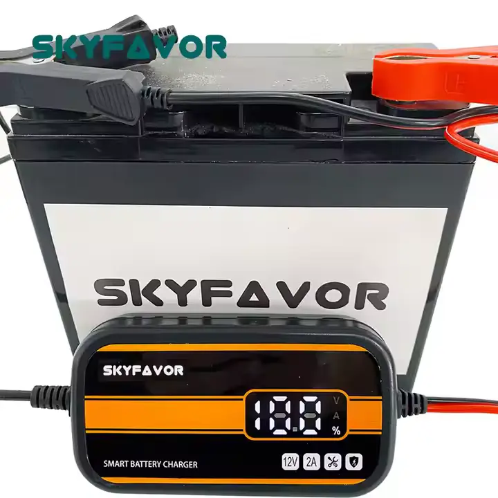Battery Charger and Jump Starter - - SKYFAVOR 4