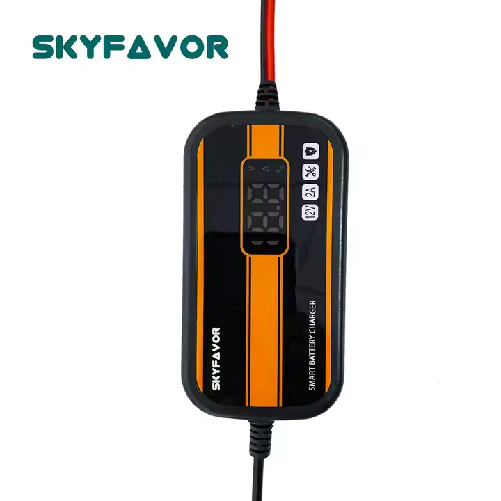 Heißer verkauf 12 V blei säure batterie ladegerät 12 V 2A automatische smart Digital display 12 volt auto spielzeug motorrad batterie ladegerät 1
