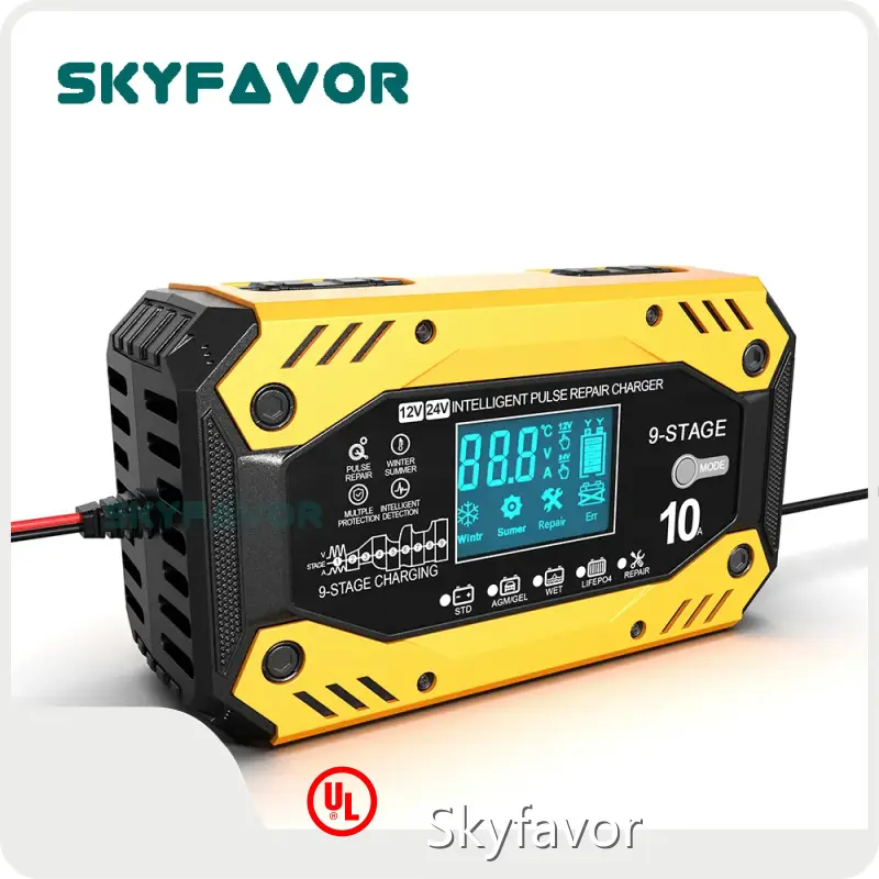 Best Car Battery Charger and Jump Starter - - SKYFAVOR 1