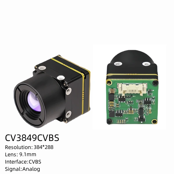 CV384: 9.1mm Focal length with different interface Resolution 384*288 Camera Module thermal imagers 1
