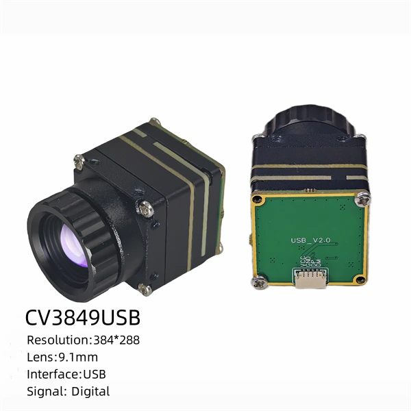 UV384: 9 mm Brennweite, USB-Schnittstelle, hochauflösendes 384 x 288 Kameramodul, Kern-Wärmebildkameras 1