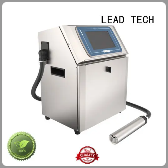 LEAD TECH commercial inkjet coding machine fast-speed best workmanship 1