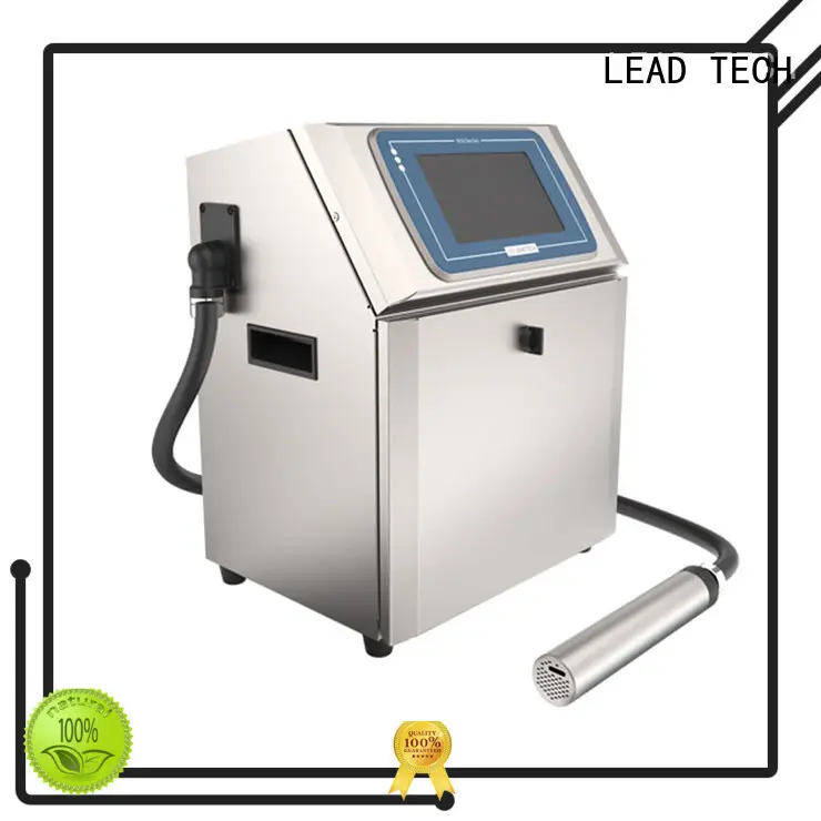 LEAD TECH dust-proof inkjet coding machine good heat dissipation reasonable price 1