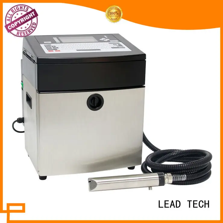 LEAD TECH dust-proof inkjet batch coding machine good heat dissipation at discount1 1