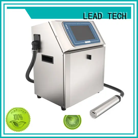 LEAD TECH continuous ink system printer for sale easy-operated for food industry printing 1