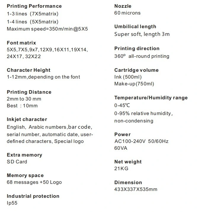 LEAD TECH inkjet barcode printer high-performance for household paper printing 5