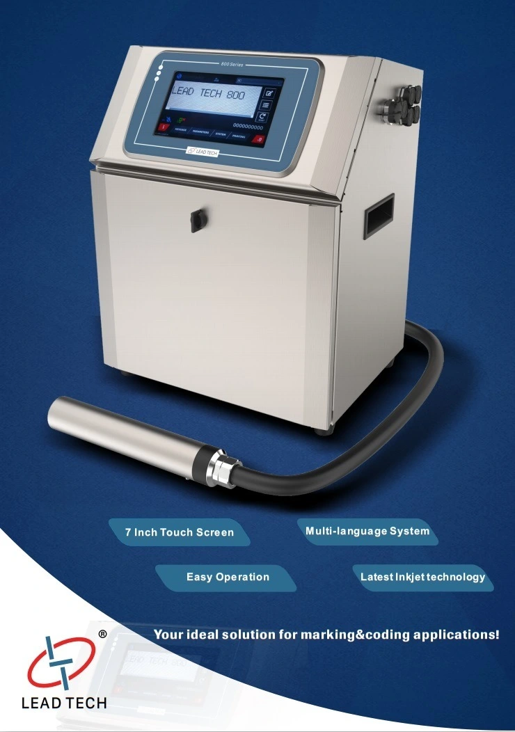 Lead Tech Lt800 Water Bottle Cij Inkjet Printer 1