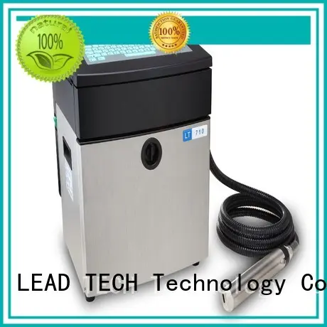 LEAD TECH New inkjet printer function fast-speed for beverage industry printing 1