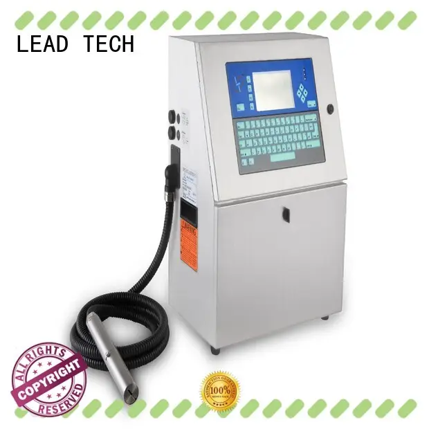 LEAD TECH inkjet label printer easy-operated for beverage industry printing 1