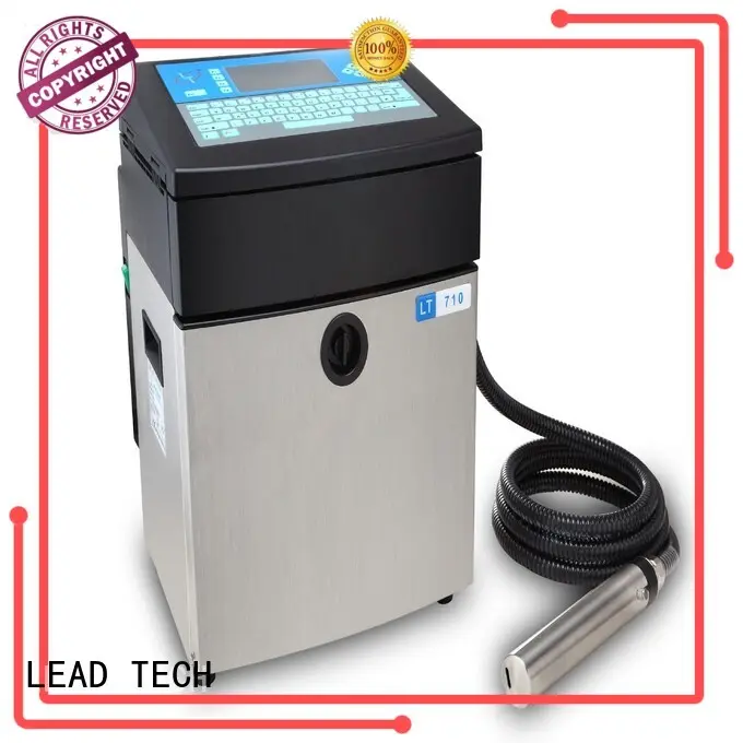 LEAD TECH continuous jet Supply for auto parts printing 1