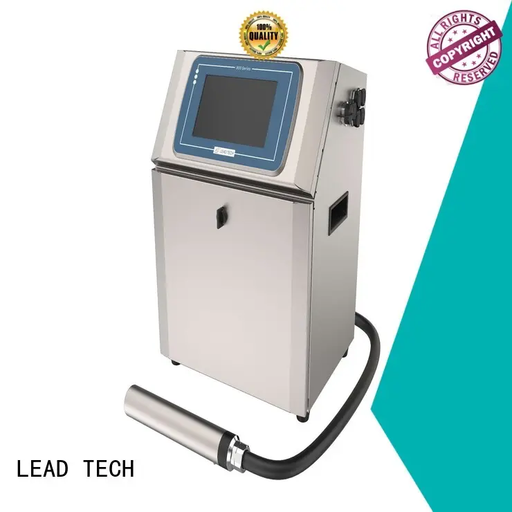 LEAD TECH epson continuous ink printer price good heat dissipation for beverage industry printing 1
