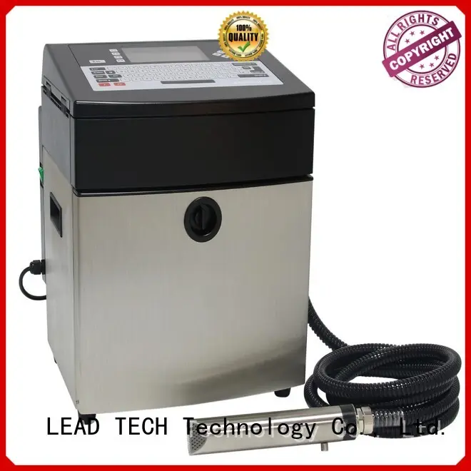 LEAD TECH continuous ink printer price for food industry printing 1