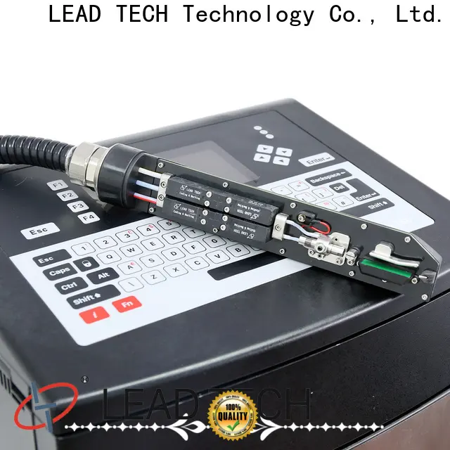 LEAD TECH continuous laser printer factory for beverage industry printing 1