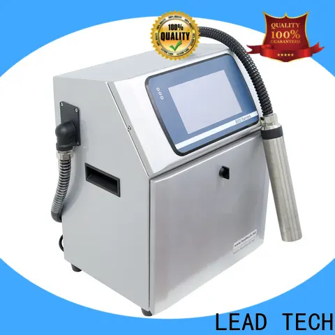 LEAD TECH inkjet bottle printer easy-operated for daily chemical industry printing 1