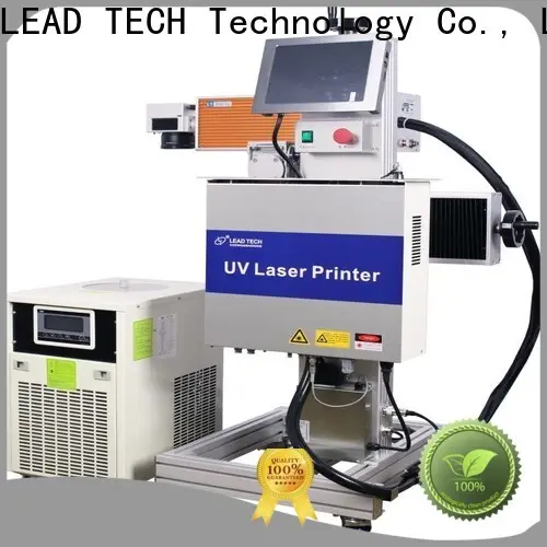 LEAD TECH laser printing machine on plastic easy-operated for food industry printing 1