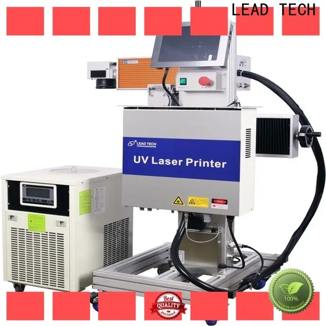 LEAD TECH New laser coding machine price high-performance for drugs industry printing 1