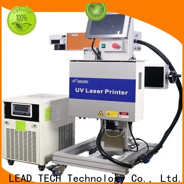 LEAD TECH gold laser marking machine easy-operated for tobacco industry printing 1