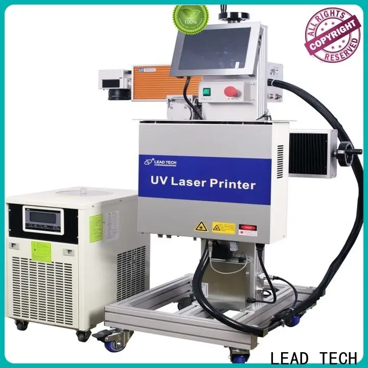 LEAD TECH water cooling structure batch code printer easy-operated for pipe printing 1