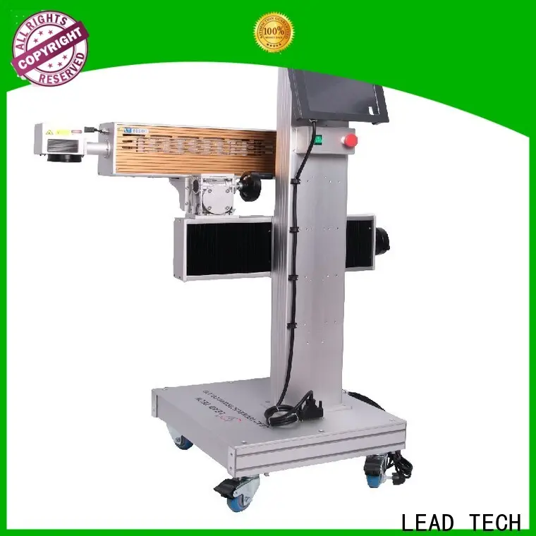 LEAD TECH Best co2 laser marking machine high-performance for building materials printing 1