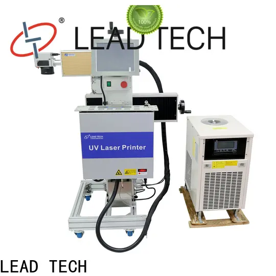 LEAD TECH small laser marking machine easy-operated for pipe printing 1