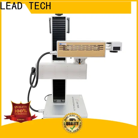 LEAD TECH 제약 산업 인쇄를 위한 알루미늄 구조 금 레이저 마킹 기계 빠른 속도 1