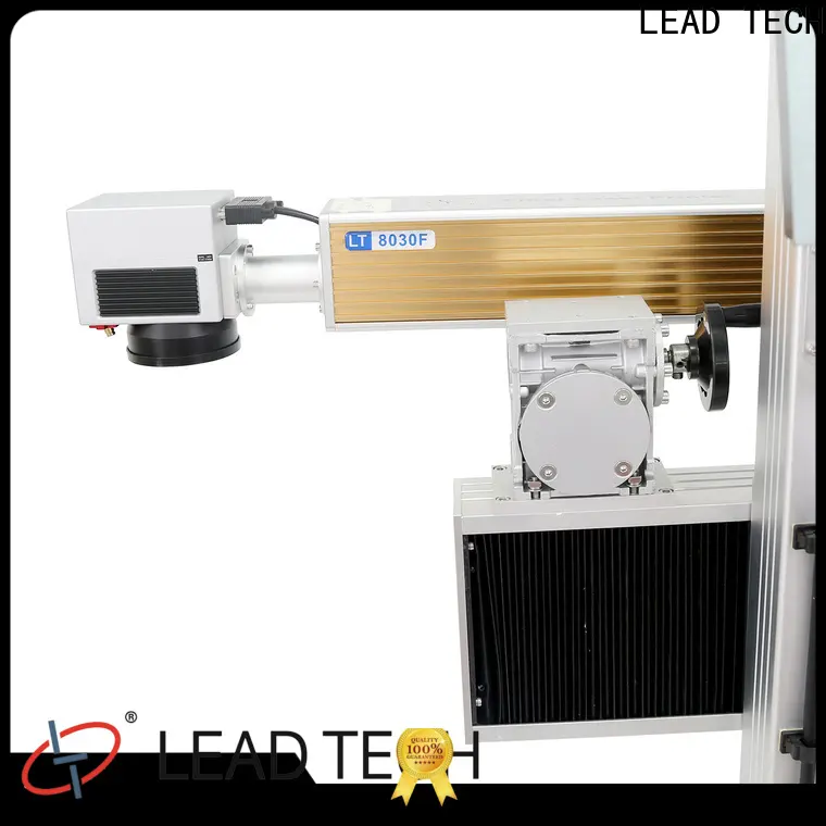 LEAD TECH water cooling structure fiber laser marking machine supplier high-performance for auto parts printing 1