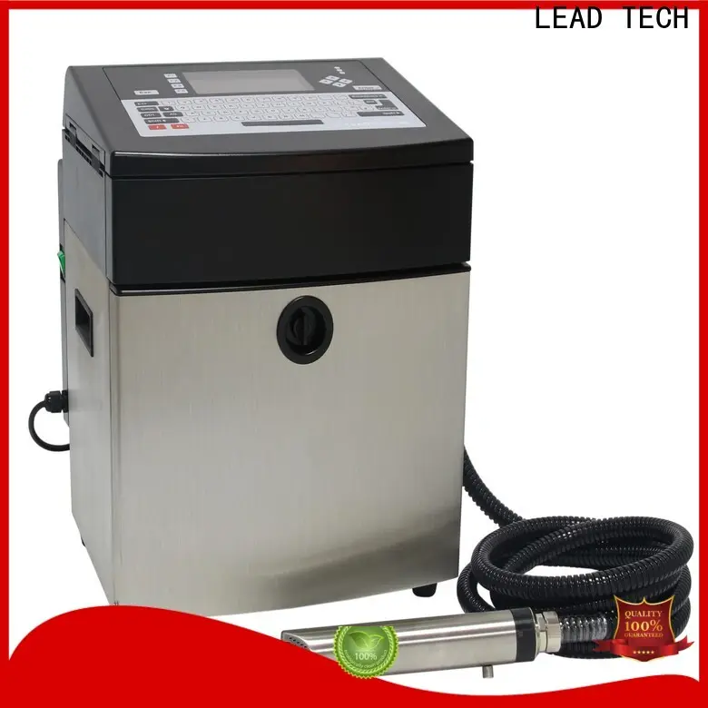 LEAD TECH industrial inkjet barcode printers professtional for pipe printing 1