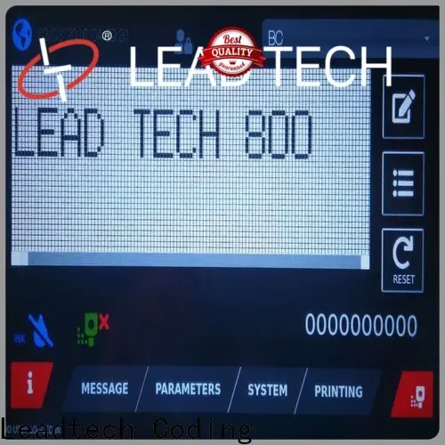 ماكينة ترميز الدُفعات اليدوية المبتكرة من Leadtech Coding لزجاجات الحيوانات الأليفة للأعمال التجارية لطباعة الورق المنزلي 1