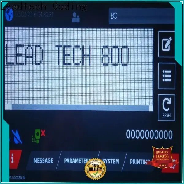 شركة Leadtech Coding meenjet النافثة للحبر لطباعة صناعة التبغ 1