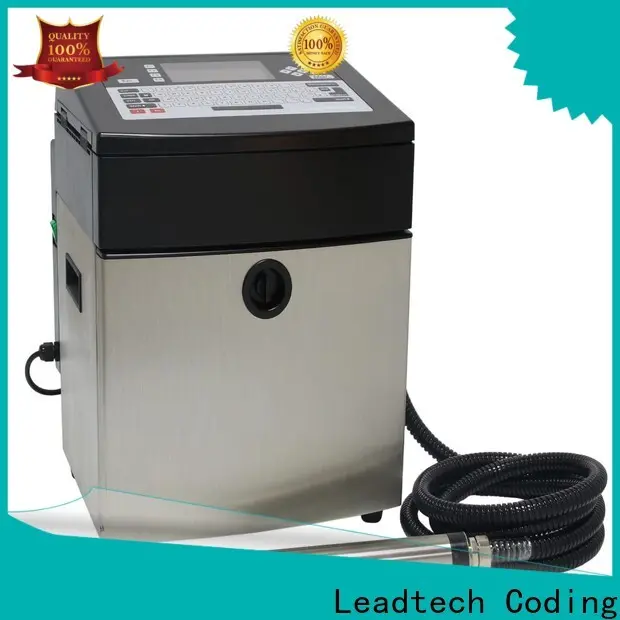 Leadtech Coding Latest pet bottle batch coding machine professtional for food industry printing 1