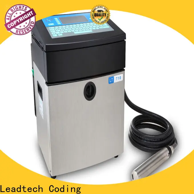 سعر آلة طباعة تاريخ الترميز Leadtech مخصص لطباعة صناعة الأدوية 1