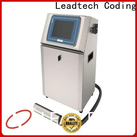 Leadtech Coding commercial pet bottle date printing machine Supply for tobacco industry printing 1