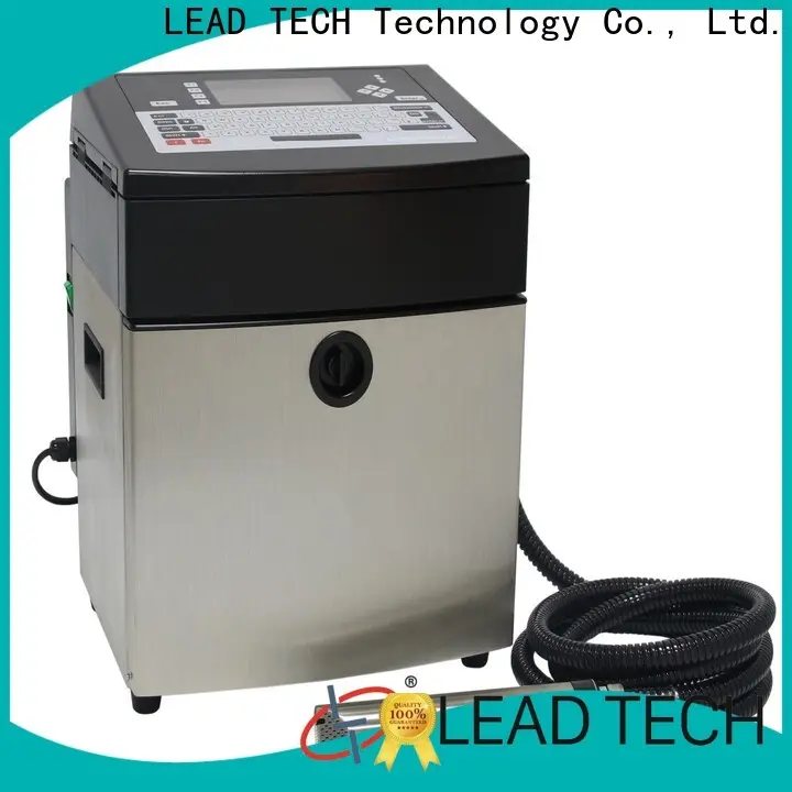 Leadtech Coding Top inkjet batch code printer custom for drugs industry printing 1