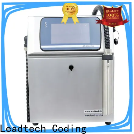 Leadtech Coding bulk pet bottle batch coding machine company for daily chemical industry printing 1