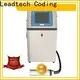 Leadtech Coding mfg and exp date printing machine factory for building materials printing 1