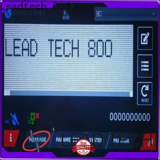 آلة ترميز الدُفعات النافثة للحبر التجارية من Leadtech Coding للأعمال التجارية لطباعة صناعة الأدوية 1