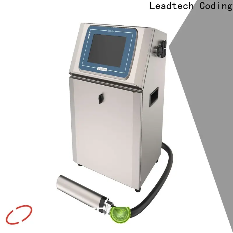 Leadtech Coding semi automatic batch coding machine factory for tobacco industry printing 1
