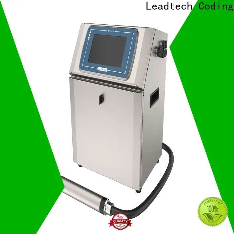 Leadtech Coding batch code printing machine price company for daily chemical industry printing 1