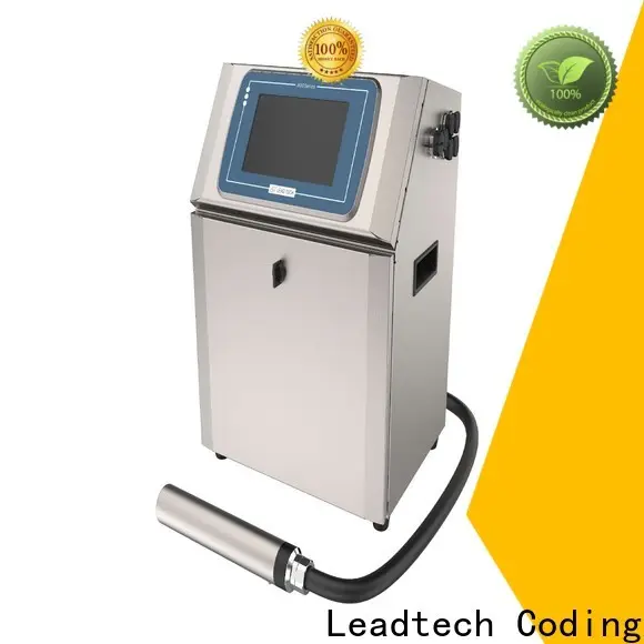 Leadtech Coding date printing machine on plastic bottle factory for drugs industry printing 1